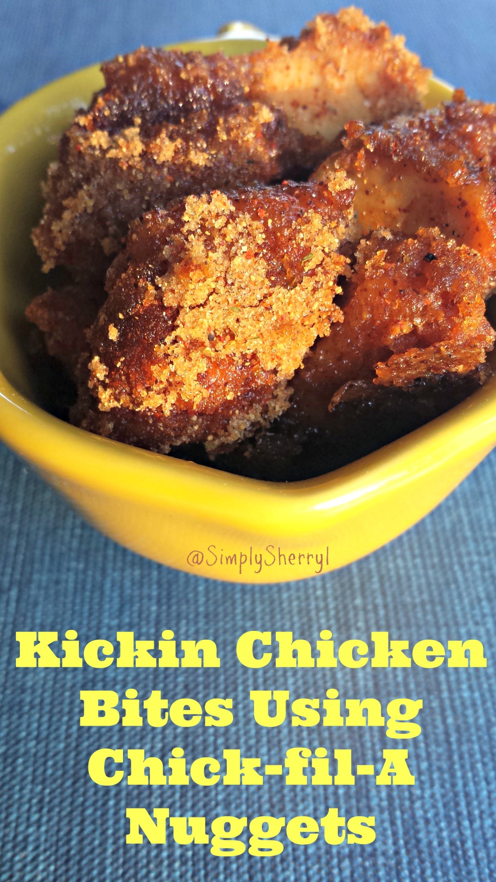 Kickin Chicken Bites Using Chick-fil-A Nuggets