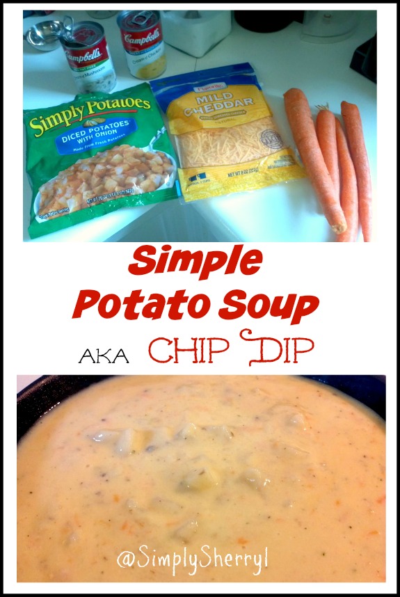 Simple Potato Soup aka Chip Dip