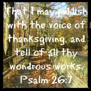 Thanksgiving Psalm