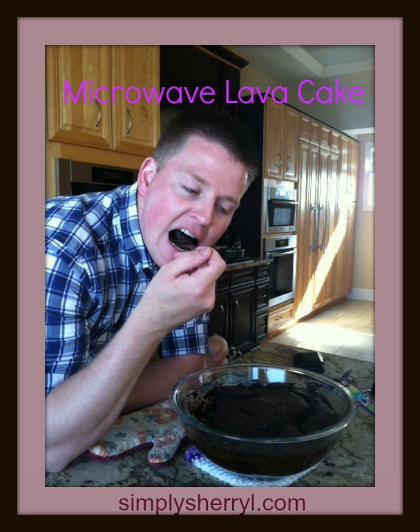 Microwave Lava Cake