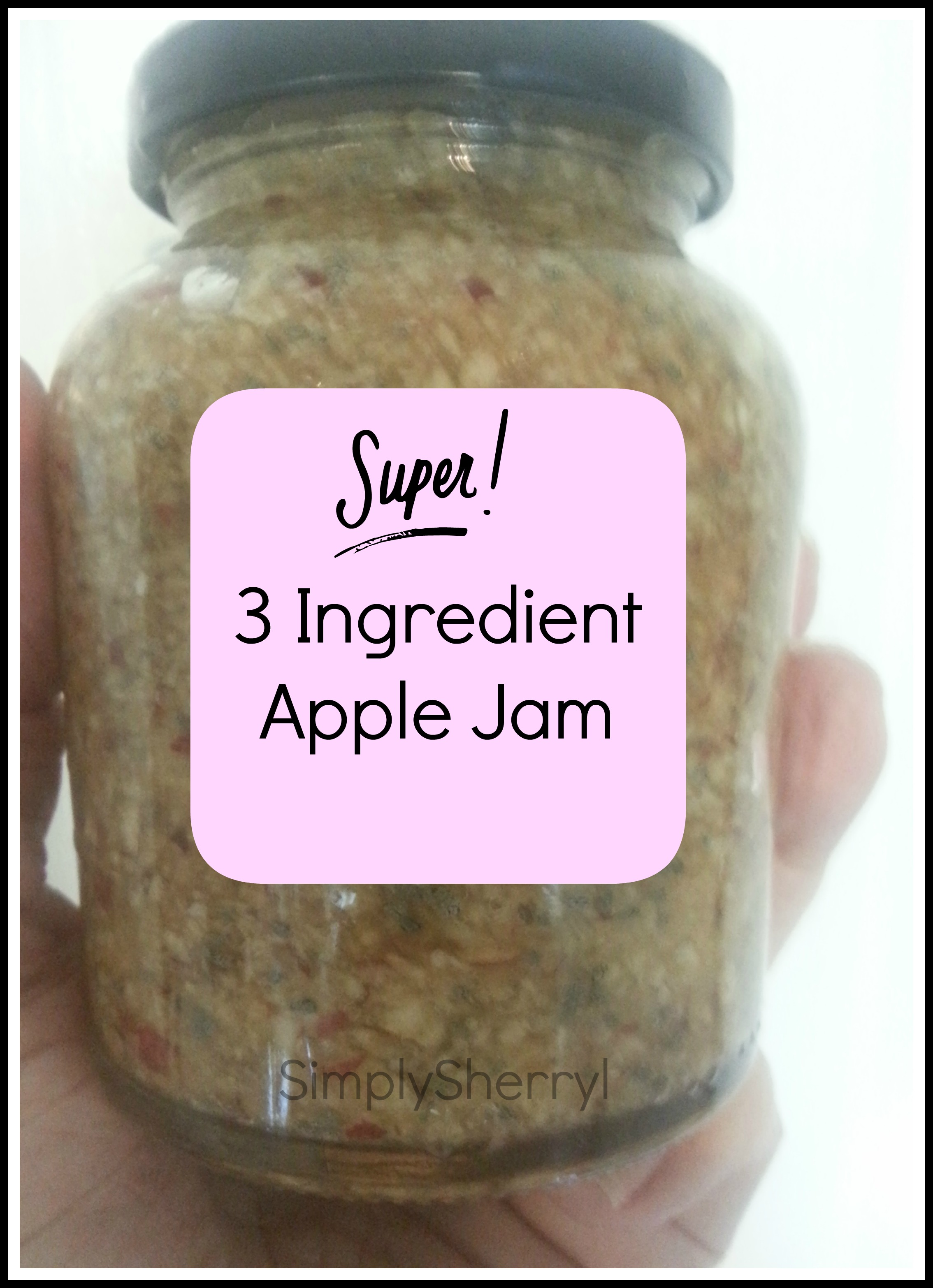 3 Ingredient Apple Jam