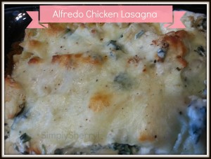 Alfredo Chicken Lasagna