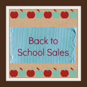 Back to School Sales