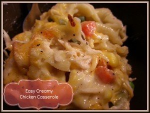 Easy Creamy Chicken Casserole