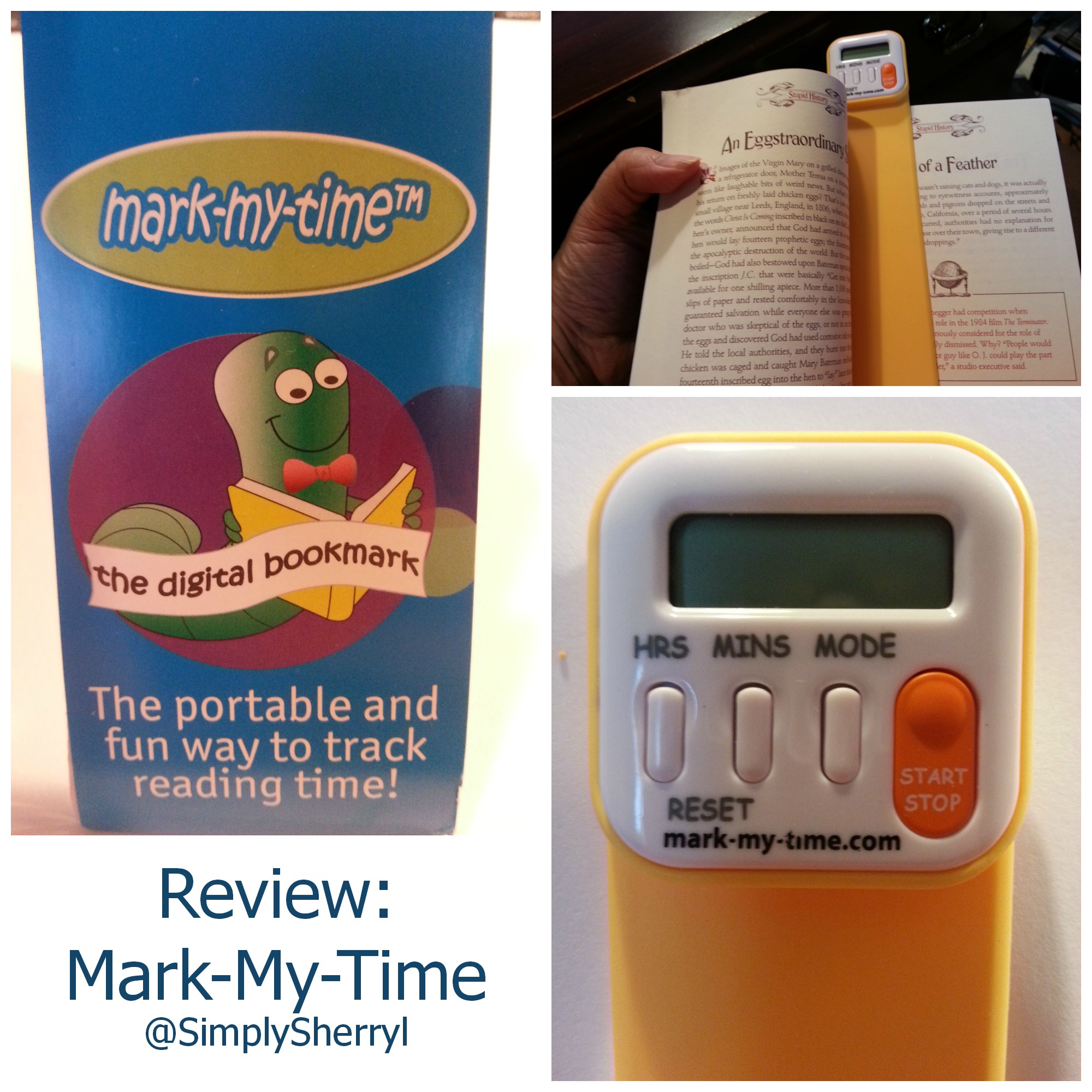 Mark-My-Time Digital Bookmark