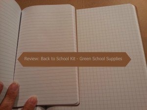 Review: Back to School Kit - Green School Supplies