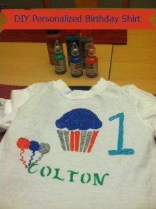 DIY Personalized Birthday Shirt - Simply Sherryl