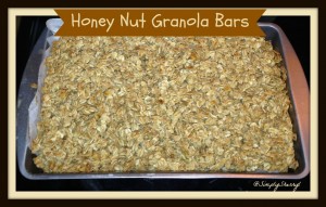 Honey Nut Granola Bars