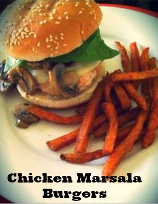 Chicken Marsala Burgers