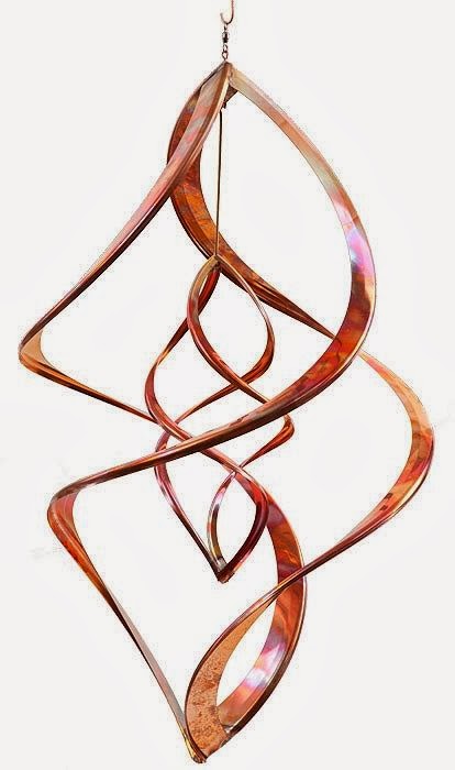 Double Infinity Copper Wind Spinner