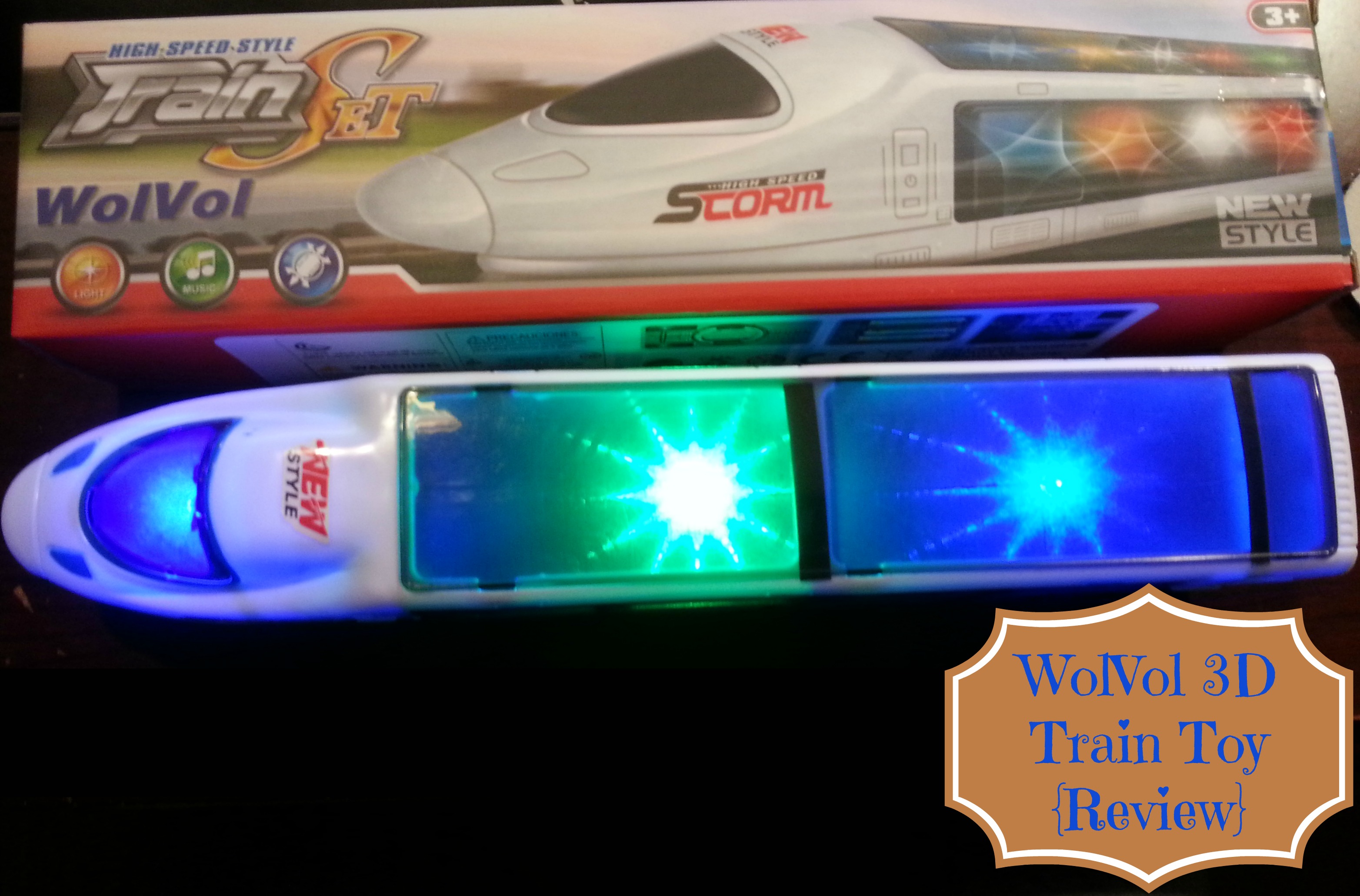 WolVol 3D Train Toy {Review}