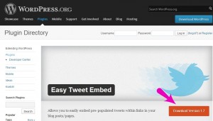 How to Use Easy Tweet Embed Plugin