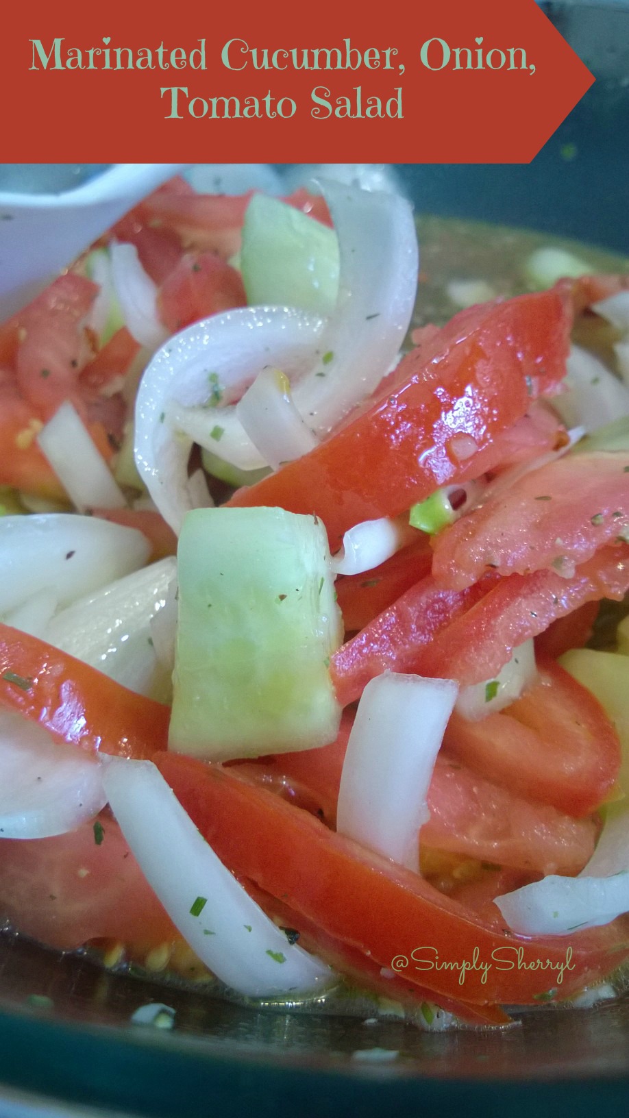 Marinated Cucumber, Onion, Tomato Salad