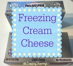 Freezing Cream Cheese