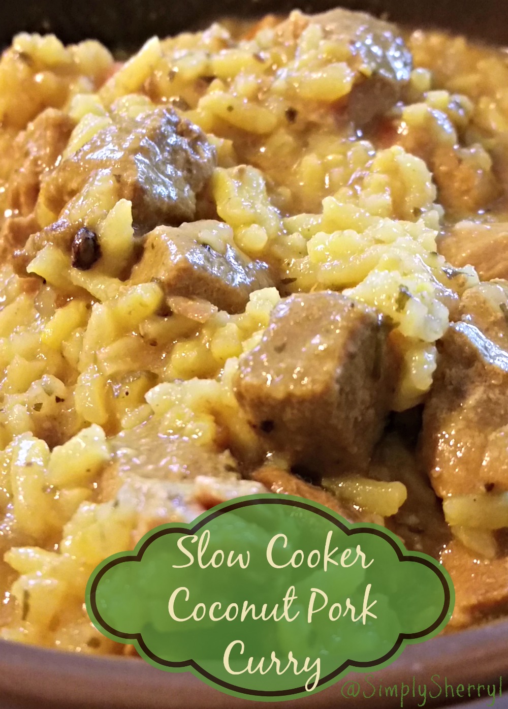Slow Cooker Coconut Pork Curry