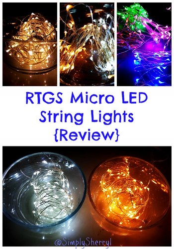 RTGS Micro LED String Lights {Review}