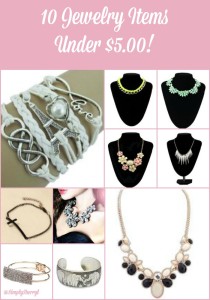 10 Jewelry Items Under $5.00
