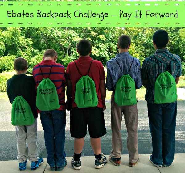 Ebates Backpack Challenge – Pay It Forward