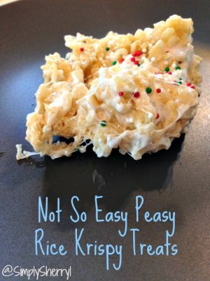 Not So Easy Peasy Rice Krispy Treats