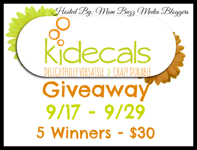 Kidecals Waterproof Label Giveaway