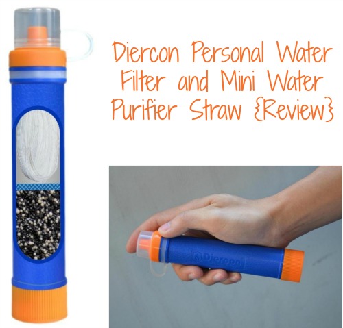 Diercon Personal Water Filter and Mini Water Purifier Straw