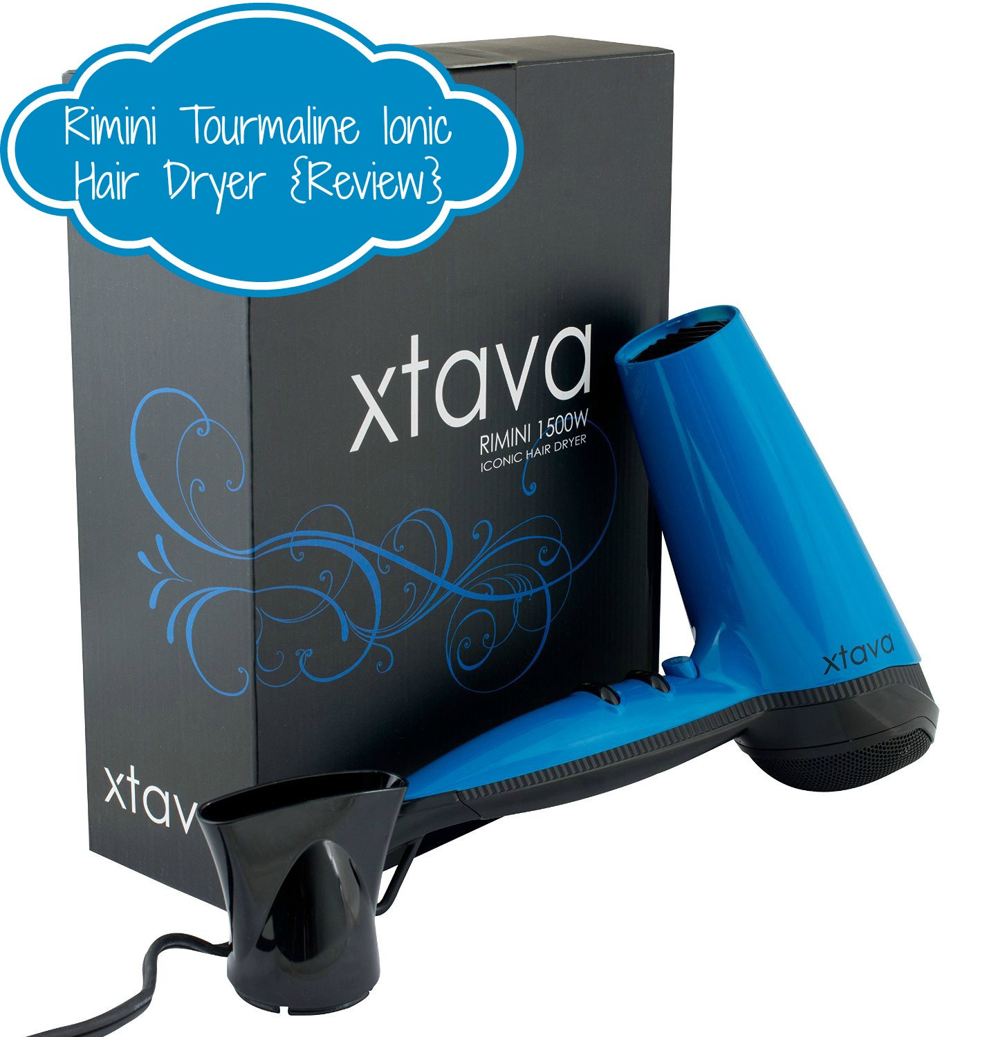 Rimini Tourmaline Ionic Hair Dryer {Review}