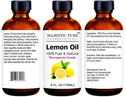 Majestic Pure Lemon Essential Oil {Review}