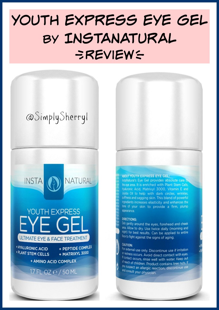 Youth Express Eye Gel by InstaNatural {Review}