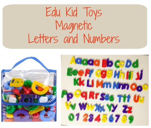 Edu Kid Toys Magnetic Letters and Numbers