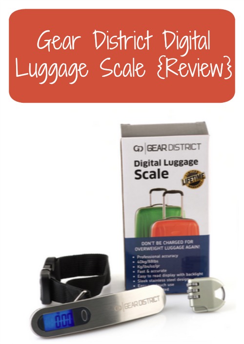 Gear District Digital Luggage Scale