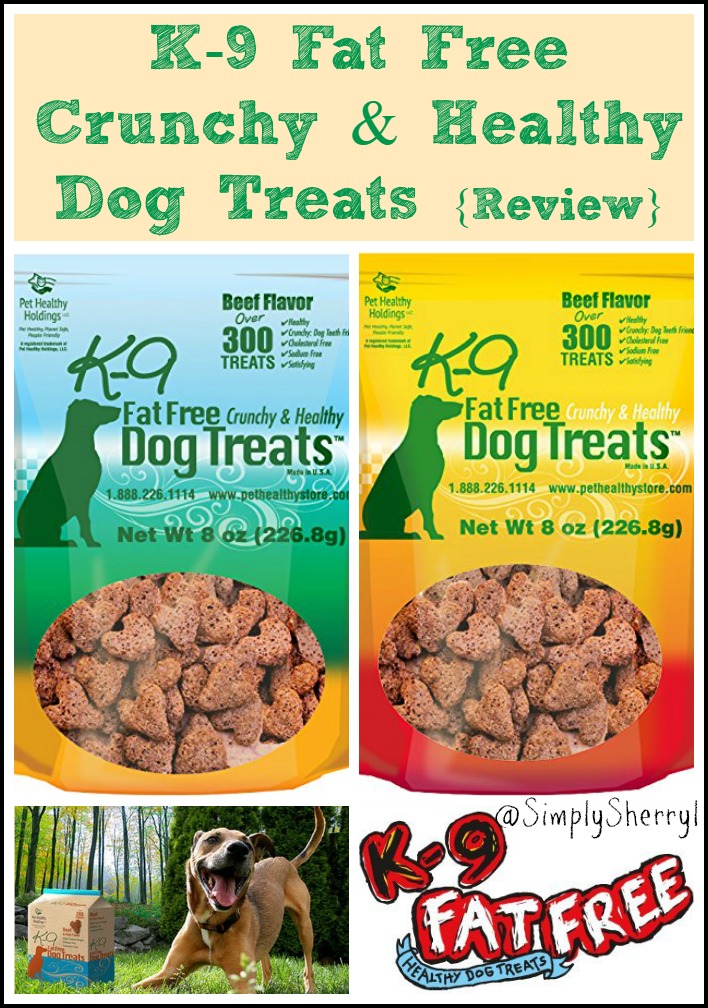K-9 Fat Free Crunchy & Healthy Dog Treats {Review}