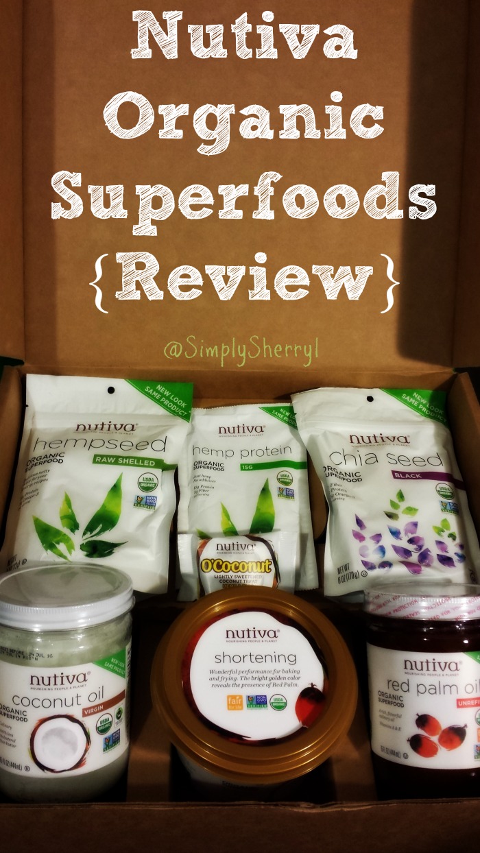 Nutiva Organic Superfoods {Review}
