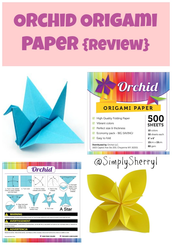 Orchid Origami Paper {Review}