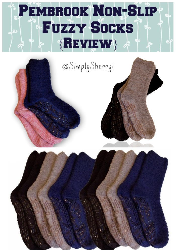 Pembrook Non-Slip Fuzzy Socks {Review}