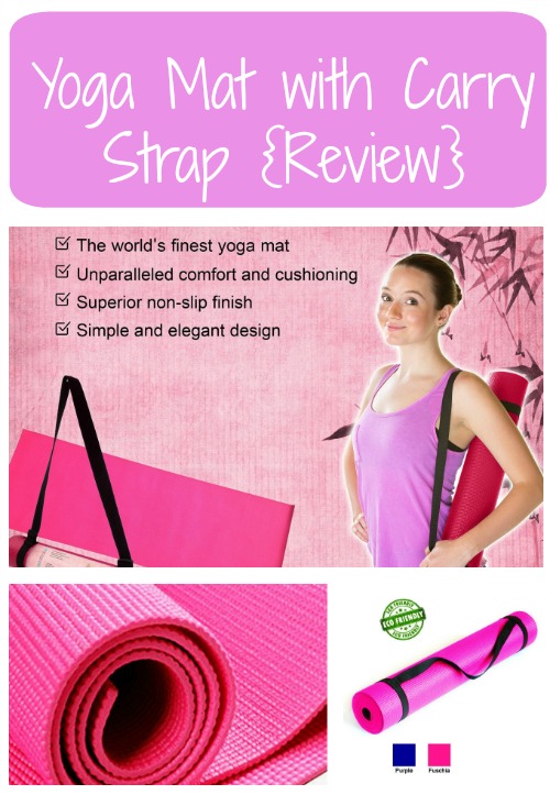 Yoga Mat with Carry Strap {Review}
