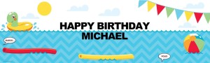 $10 Personalized Banners at Birthday Express!