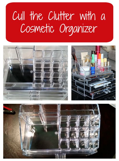 Cull the Clutter with a Cosmetic Organizer