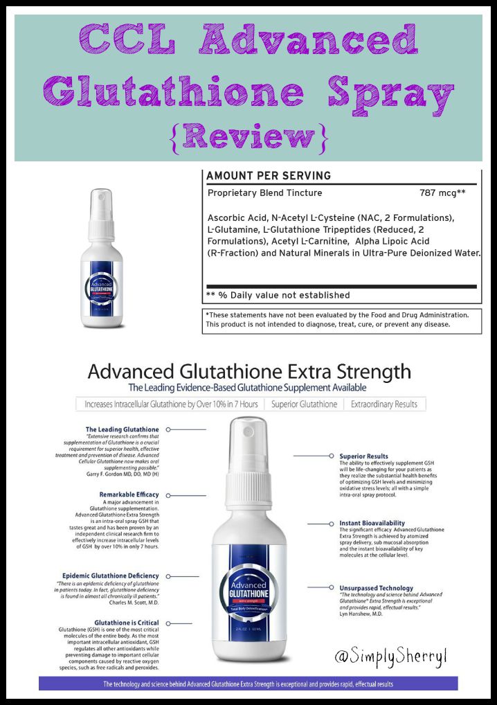CCL Advanced Glutathione Spray {Review}