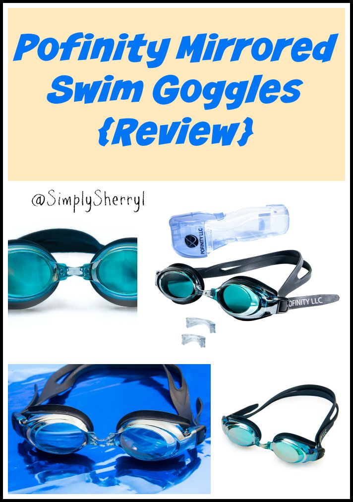 Pofinity Mirrored Swim Goggles {Review}