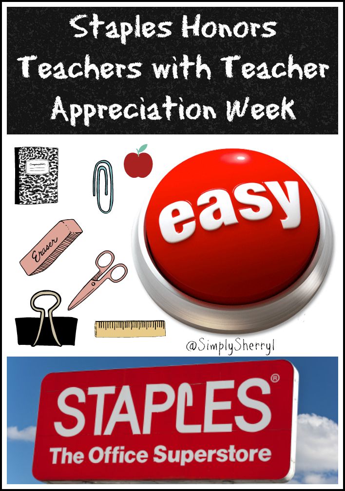 Staples Honors Teachers with Teacher Appreciation Week