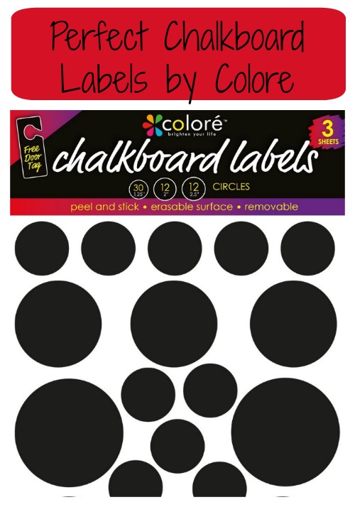 Perfect Chalkboard Labels by Colore