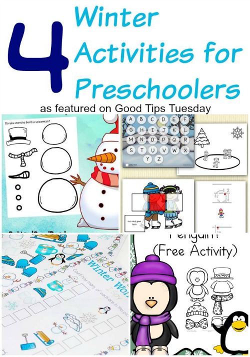 4 Winter Activities for Preschoolers
