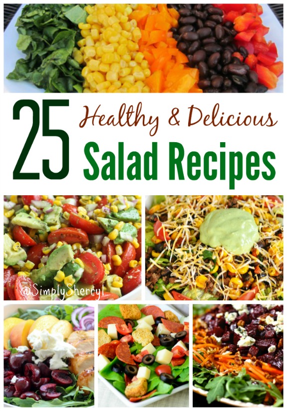 25 Healthy & Delicious Salad Recipes