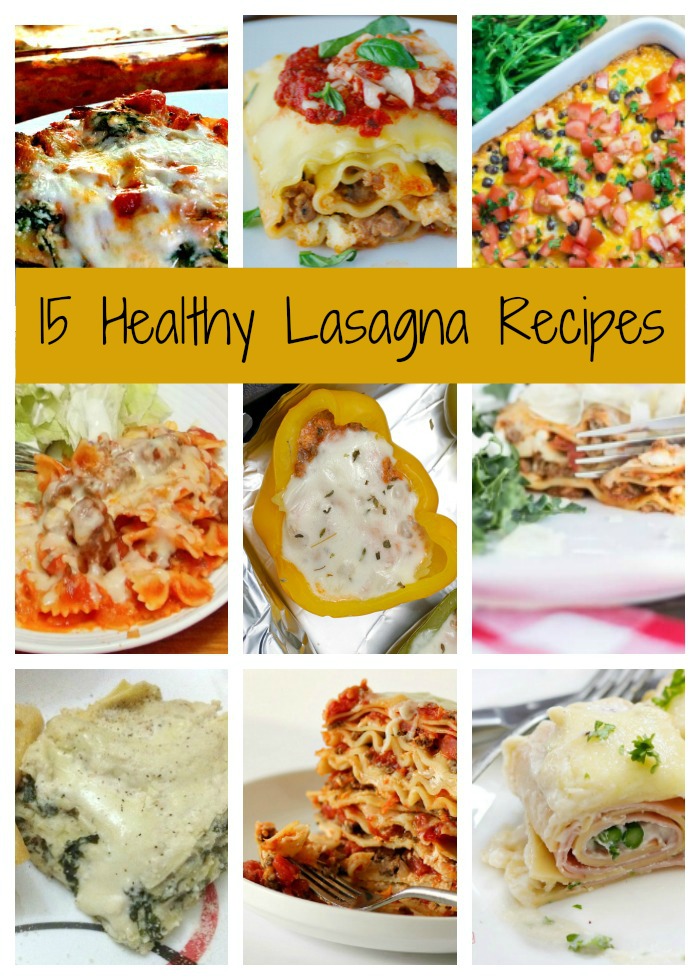 15 Healthy Lasagna recipes