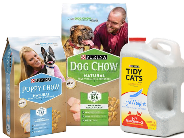 Purina Deals Tidy Cat Litter and Dog Chow Natural Products