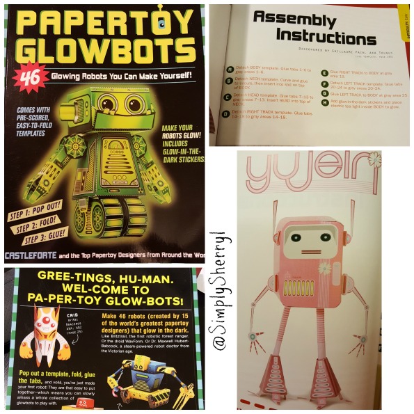 Build Your Own Robots with Papertoy Glowbots