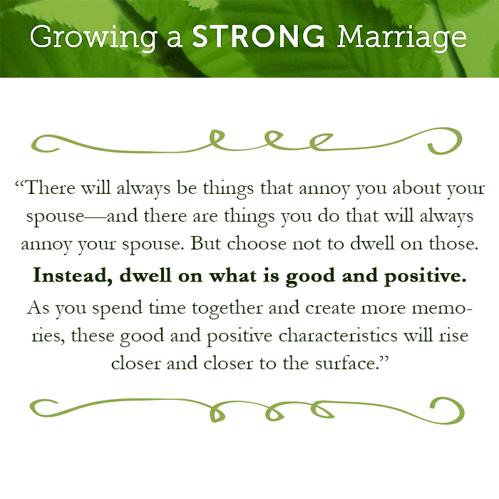 Growing a Strong Marriage