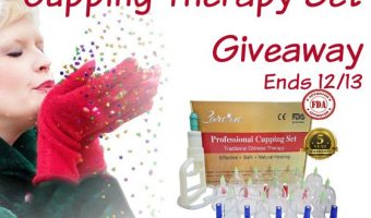 Chinese Acupuncture Cupping Therapy Set Giveaway
