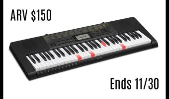 Win a Casio LK-265 Lighted Keys Keyboard