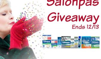 Pain Relief With Salonpas Giveaway Ends 12/13